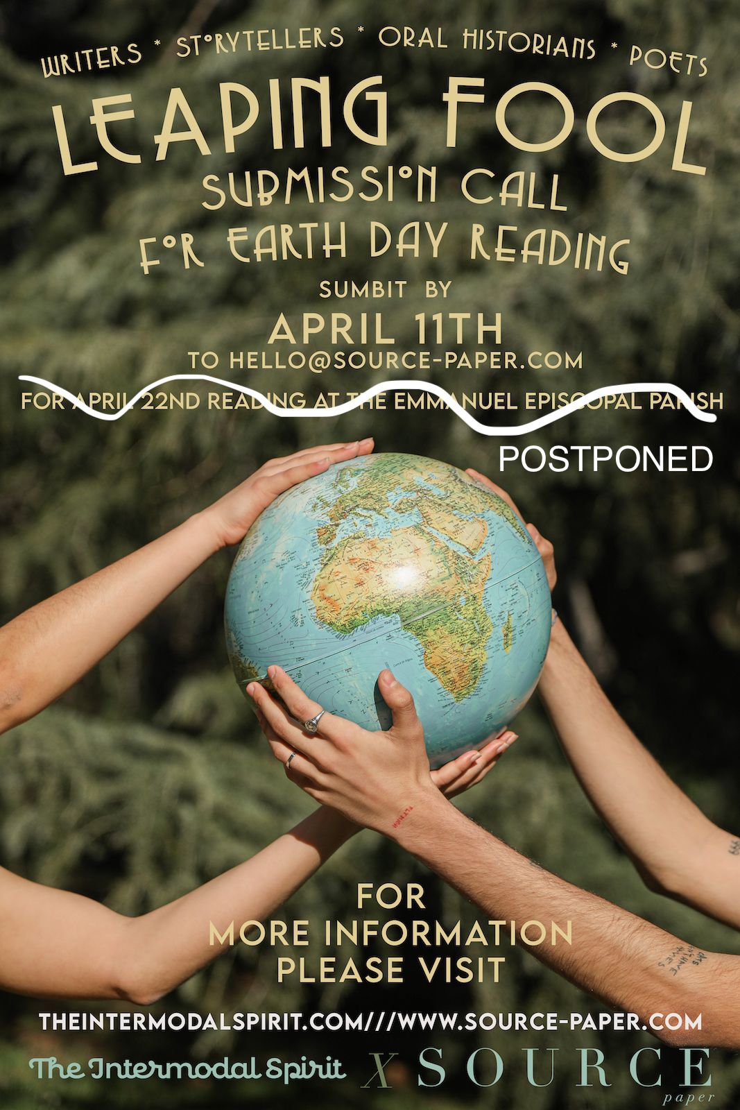 Earth Day Leaping Fool Postponed (Public)